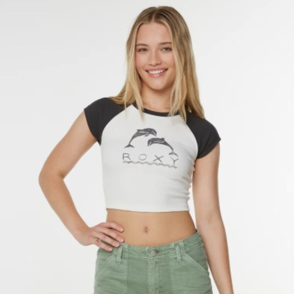 Roxy Sunset Dream Baby T-Shirt Phantom Sunset Dreams NWT